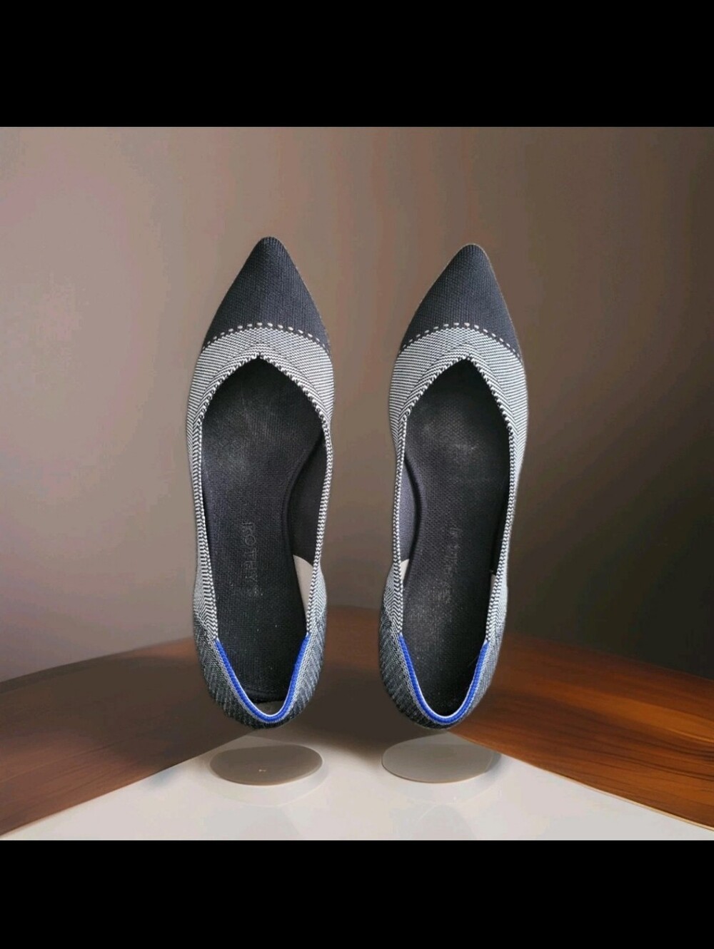 Rothy's Women's Flats Shoes Size 11.5 Diamond Twill Multicolor.
